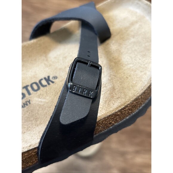 Birkenstock Mayari Birko-Flor Toe Loop Leather Sandals Women's 9/9.5 Eur Sz 40 - Picture 9 of 12
